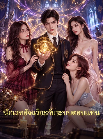 Poster นักเวทอัจฉริยะกับระบบตอบแทน